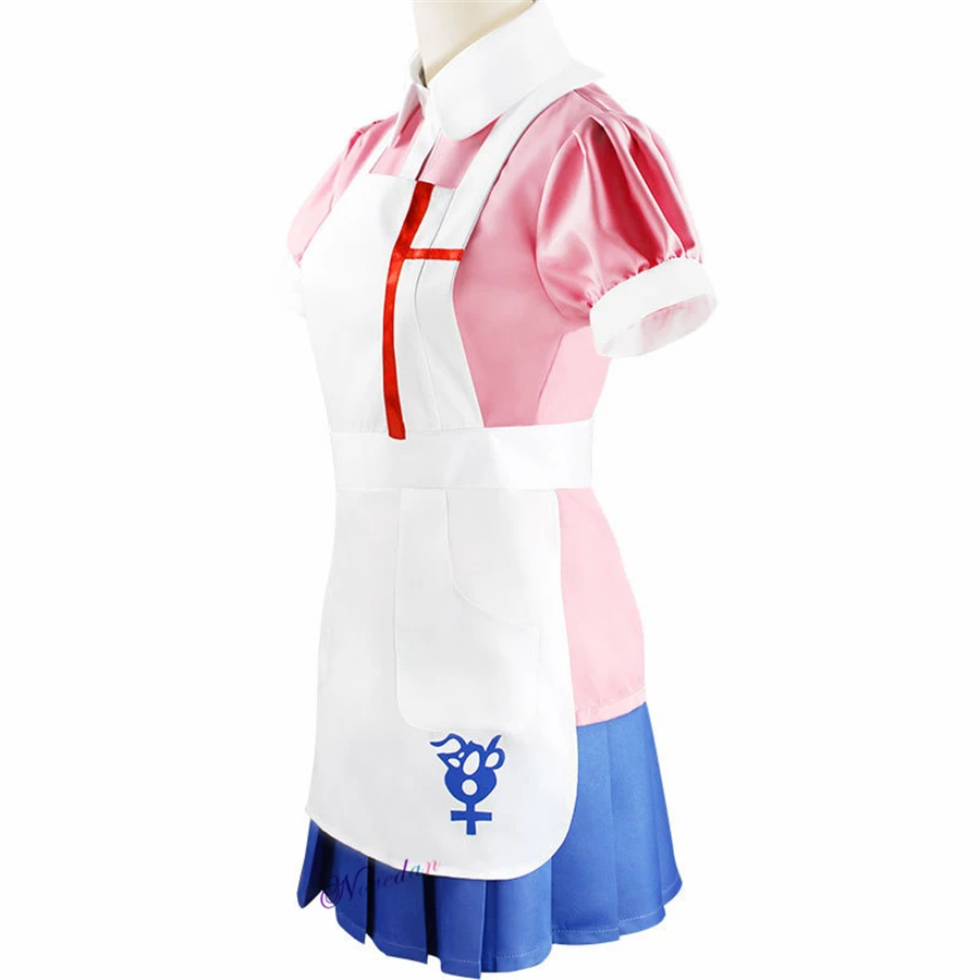 Novedan Anime Danganronpa Mikan Tsumiki Cosplay Costume Halloween Party Ultimate Nurse Pink Cafe Maid Uniform Outfit For Women -Zentai shop online He2dd39f8569442039154f8f4263887ffr.jpg