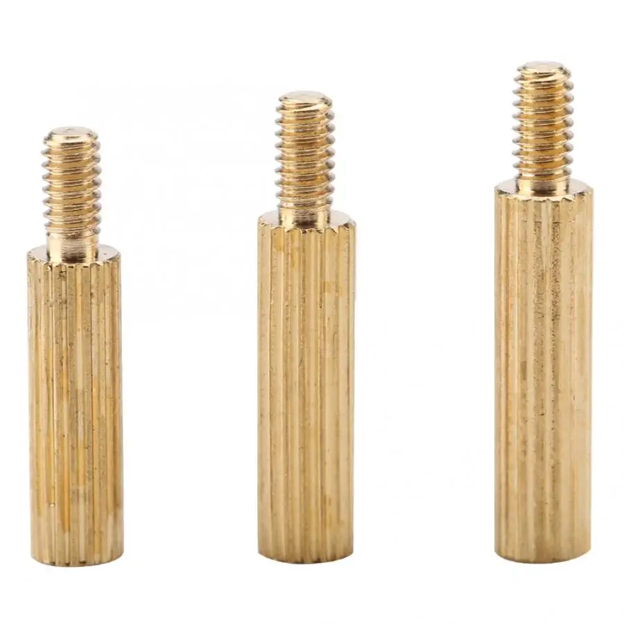 

100Pcs M2 Male - Female Brass Standoff Spacer Fastener Accessory brass screw for Computer