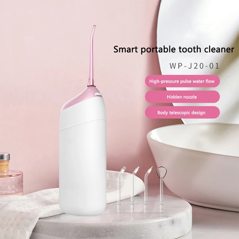

Irrigador Bucal Portable Oral Irrigator Dental USB Rechargeable Water Flosser Dental Calculus Waterproof Tooth Cleaner