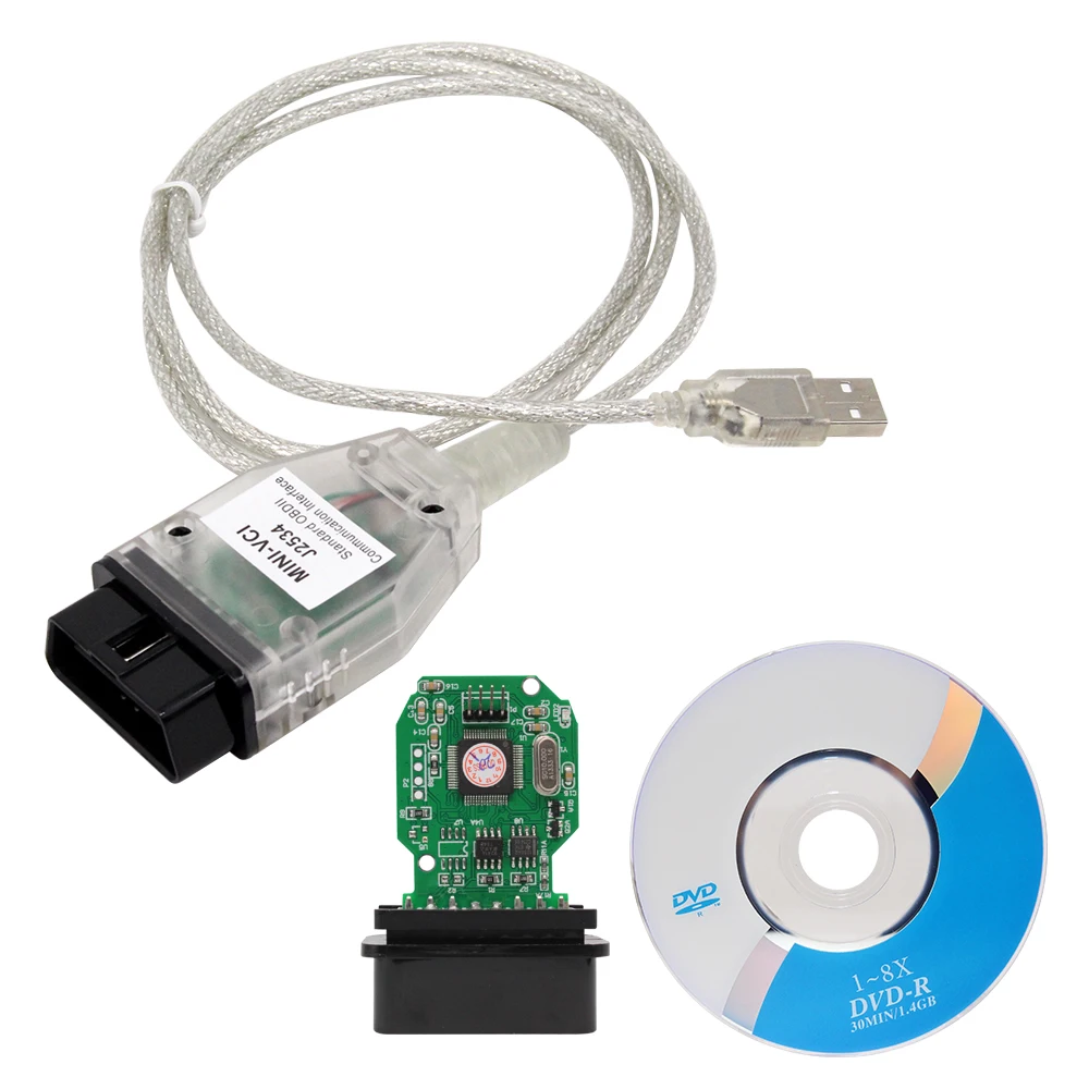 Профессиональный мини VCI интерфейс для TIS Techstream V14.30.023 FT232RQ чип J2534 OBD2
