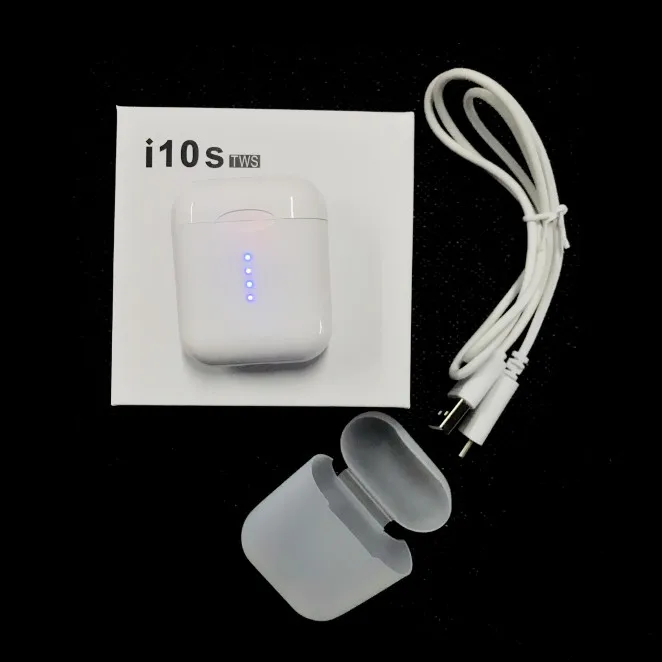 10 TWS i10s беспроводные Bluetooth наушники сенсорные наушники 5,0 гарнитура Спортивная Беспроводная зарядка с микрофоном для всех смартфонов pk i100