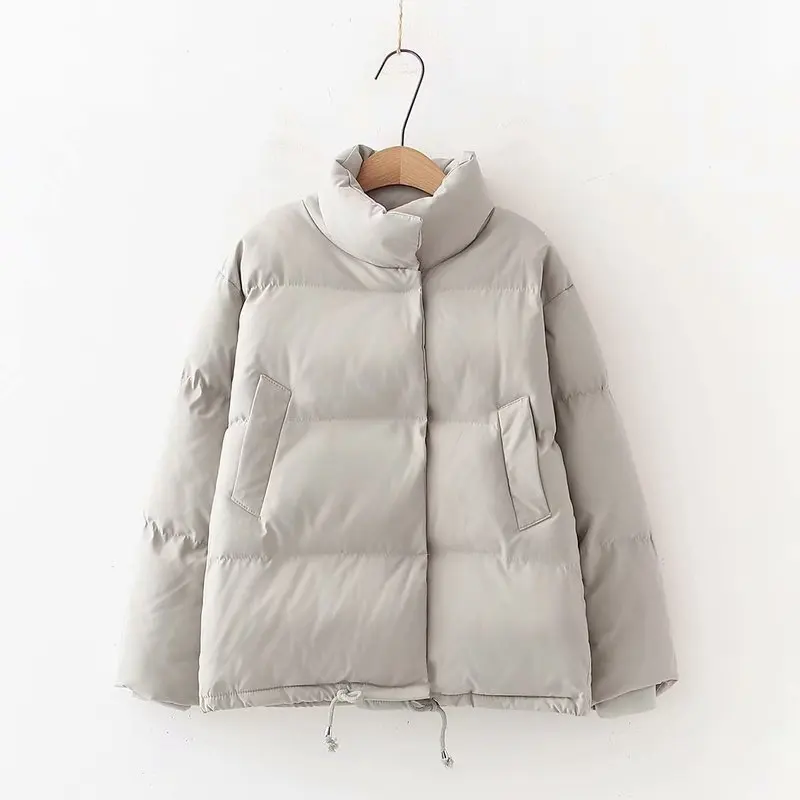 

Hipster Stand Collar down Coat Thick Cotton Overcoat Women's Winter New Style MORI Series Cotton-padded Jacket Loose Cotton Coat