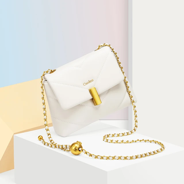 Cnoles White Luxury Designer Crossbody Bag Handbags 3