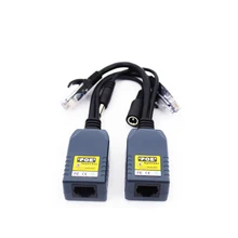 4 ядра POE сплиттер для системы безопасности инжектор для ip-камеры адаптер кабель комплект для камеры видеонаблюдения мощность через Ethernet