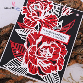 

InLoveArts Flower Metal Cutting Dies Spring Leaf Stencil Scrapbooking Photo Album Card Paper Embossing Craft DIY Blossom Die Cut