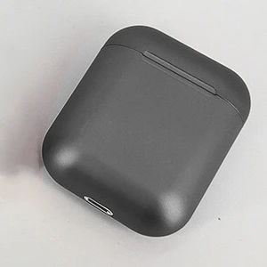 metal black Эксклюзивный i12 tws металлическая Bluetooth гарнитура Беспроводные наушники hands-free Спортивная Музыка для всех смартфонов - Цвет: metal black