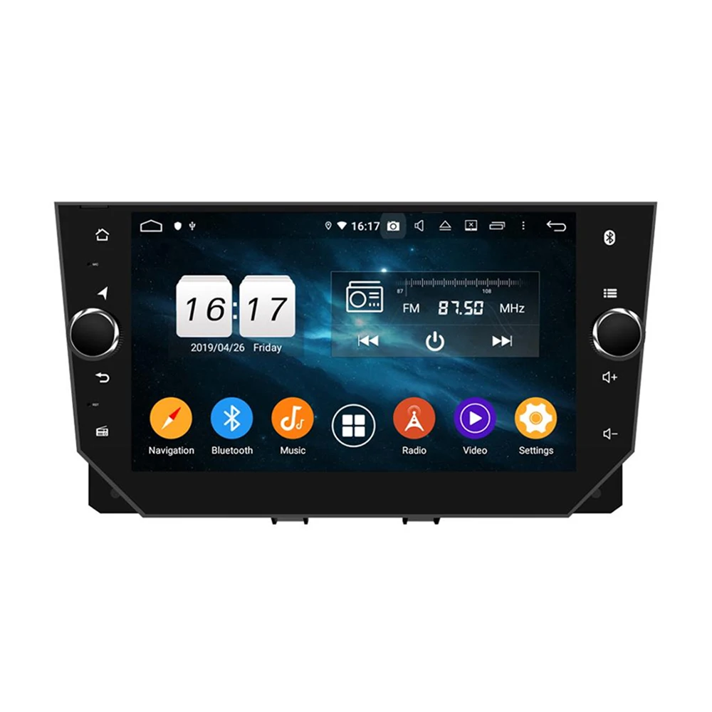 Lelv DVD Автокресло-Ibiza 9 дюймов Автомобильный экран Android мультимедийный плеер и carplay монитор gps навигация wifi радио piay