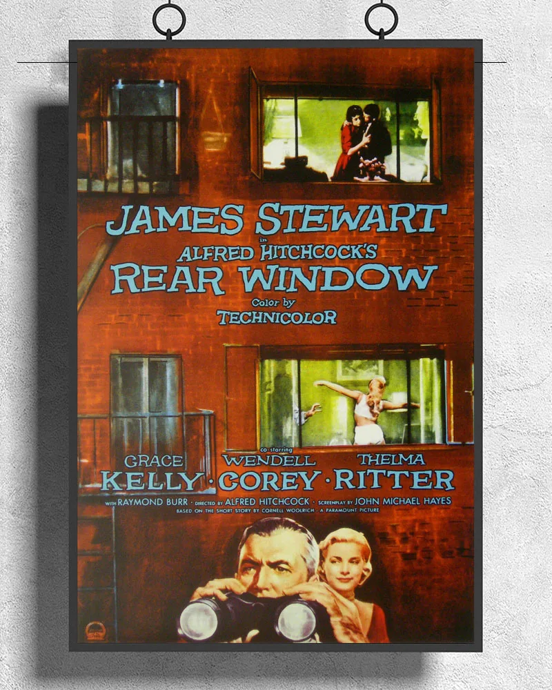 L183 REAR WINDOW Movie 1954 Alfred Hitchcock Psycho 02