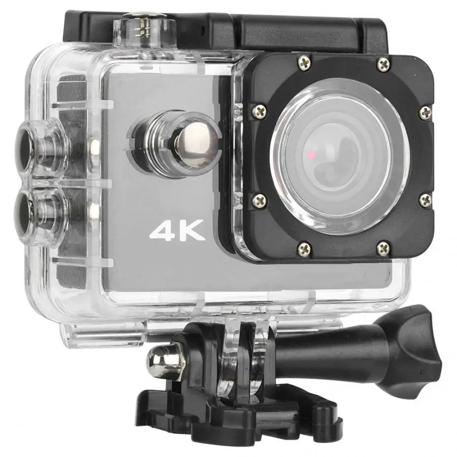 

4K HD Action Camera Recorder Underwater 30M Waterproof WiFi Recording Camcorder Motion Camera and Waterproof Shell Kit