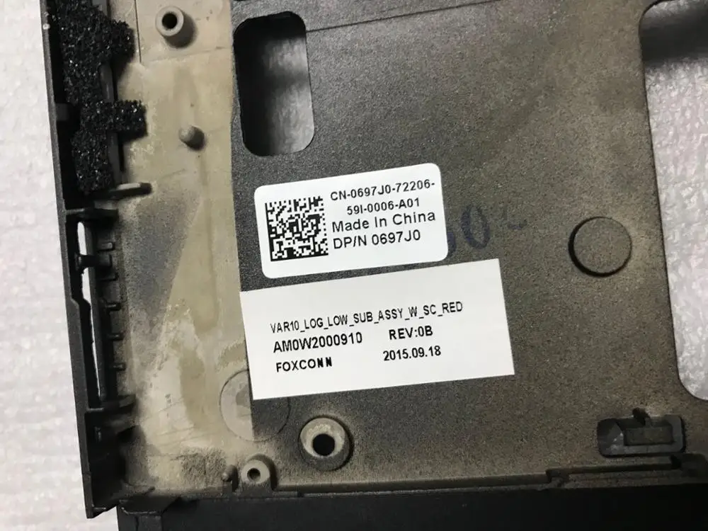 Для DELL Precision M6800 красная нижняя крышка корпуса AM0W2000910 0697J0 697J0