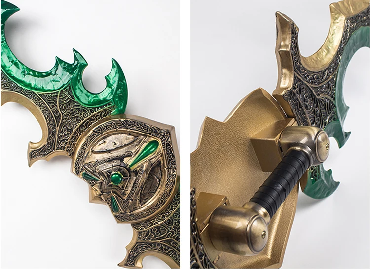 Cos WOW Illidan Stormrage Warglaive of Azzinoth игровое оружие для косплея реквизит 125 см 6,5 кг