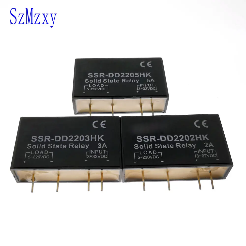 5 шт. PCB SSR DD2202HK DD2203HK DD2205HK 2A 3A 5A твердотельные реле|Реле| |