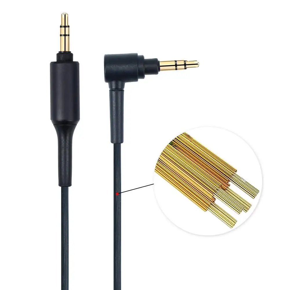 OFC Replacement Aux PVC Cable Extension Cord For Sony MDR-XB950BT MDR-XB950N1 MDR-XB950B1 MDR-1ABT MDR-1RBT MDR-1RNC Headphones
