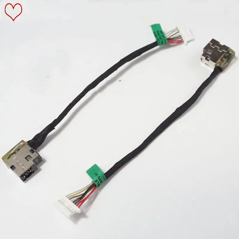 

New Laptop DC Power Jack Cable Power Charging Port Wire Cord For HP 15Q-AJ003TX 15-AY066TX TPN-1124 15Q-AJ