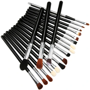 

18Pcs Professional Makeup Brushes Set Natural Synthetic Brush Hair Eye Shadow Blending Eyeliner Eyebrow Smokey Shade Brushes