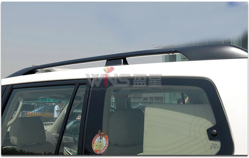 Для Toyota Land Cruiser 120 Prado LC120 2003-2009150 LC150 2010-16 Багажник на крыше рейка несущей баров автомобиль-Стайлинг Аксессуары