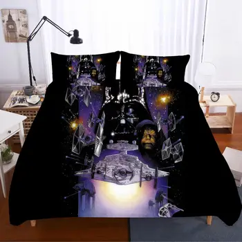 

Edredon Star Wars Bedding Sets Duvet Cover Home Textile Single Queen King Size Bedding Set Bed Sheets Pillowcases Bed Linen