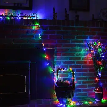 

10M 100 LED Fairy Garland LED Ball String Lights Waterproof For Christmas Tree Wedding Home Indoor Decoration Battery Powered
