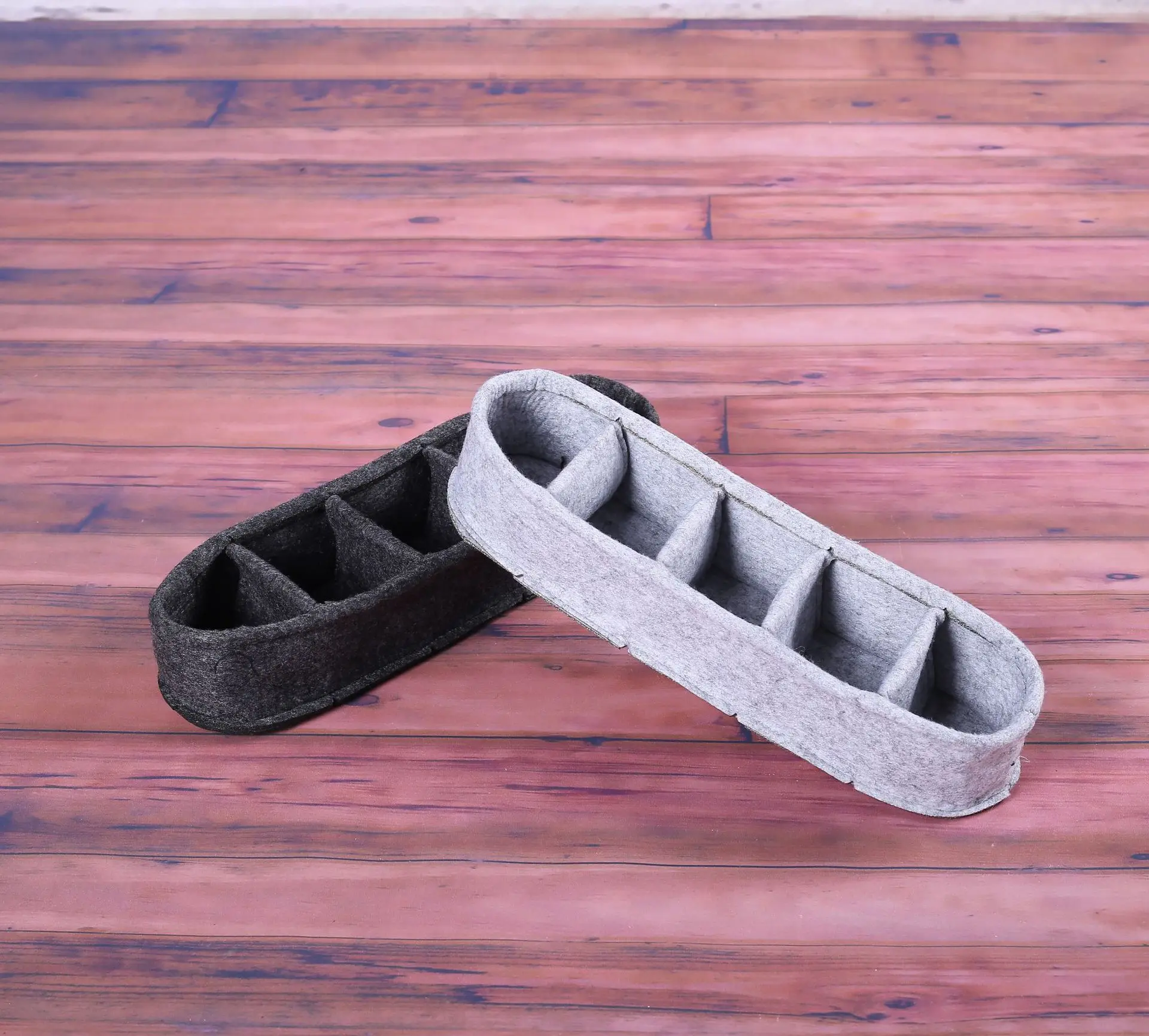 

New simple felt plain color storage box small check socks storage box storage box storage box small ornaments storage box