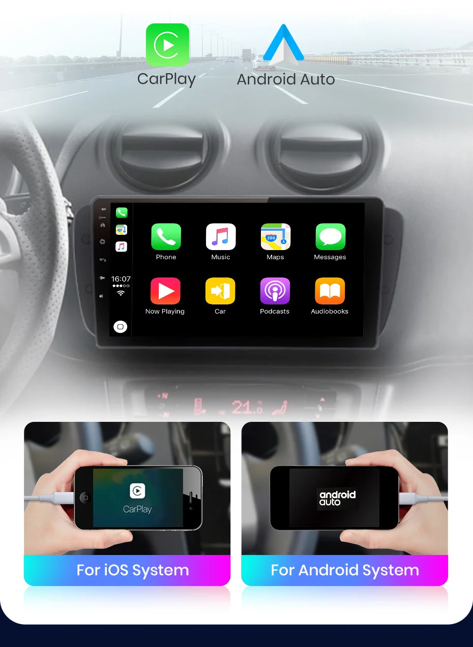 Junsun V1pro AI Voice 2 din Android Auto Radio for Seat 6j 2009