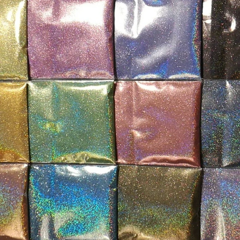 

5g/bag Nail Glitter Powder 12 Color (Silver/Gold/Shell Pink..)Holographic Powder Glitter For Nail Art Glitter Decor 0.2mm Powder