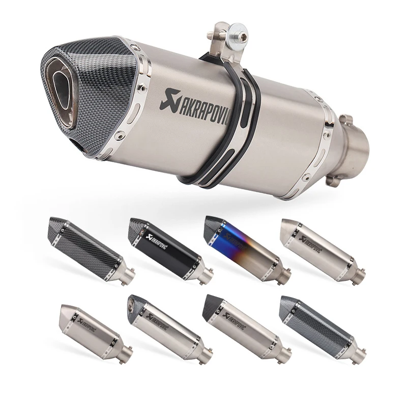 DB killer Akrapovic Мотоцикл выхлопная труба глушитель для мотоцикла Escape для Auspuff S1000Rr выхлопная труба мото Suzuki DR 650 Tubo De