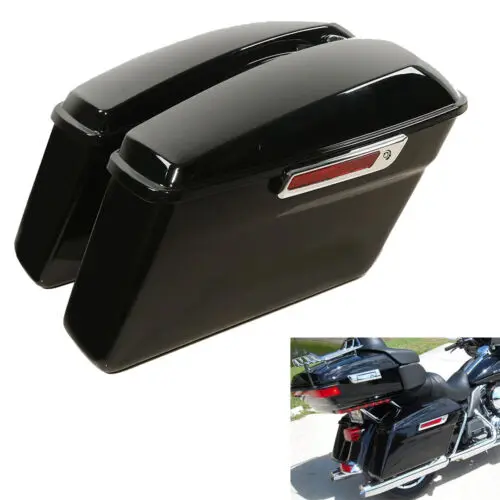 Мотоциклетные жесткие сумки с защелками для Harley Touring Electra Road Street Glide FLHT FLHR FLTR FLHX