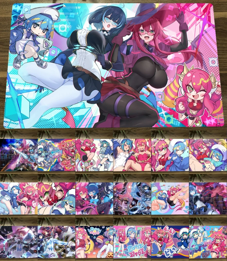 Yu-Gi-Oh Evil Twin Kisikil Evil Twin Lilla TCG Mat Live Twin Kisikil Live Twin Lilla Trading Card Game Mat CCG Playmat Mouse Pad