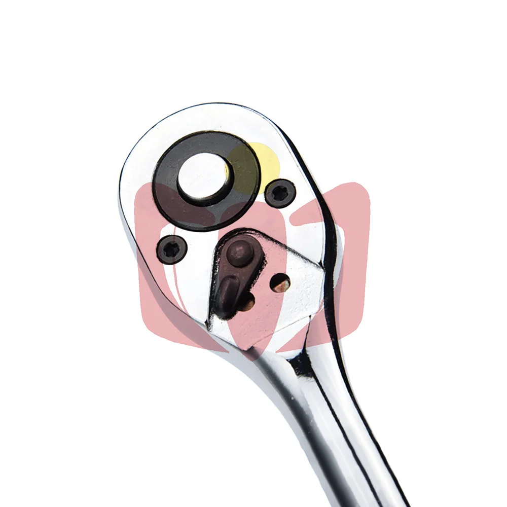 1PCS 1/4" 3/8" 1/2" Chrome Steel High Torque Ratchet Wrench for Socket 24 Teeth Quick Release Wide Used Professional Hand Tools