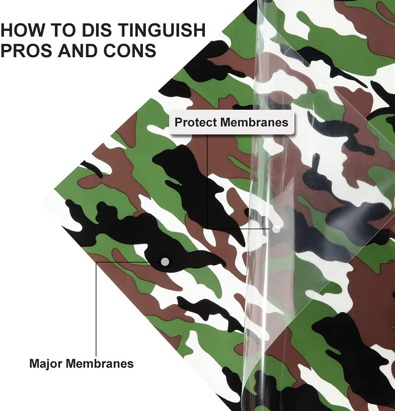 Camouflage TPU Heat Transfer Vinyl Cutting Hot Press Film Iron-on T-Shirt HTV Printing Pattern for Fabric Craft Decor For cut