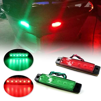 

2Pcs LED Light Car Bus Trailer Boat Side Marking DC 12V Replacement Set
