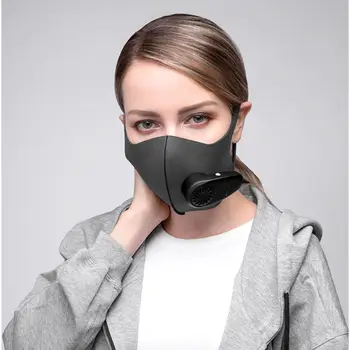 

Electric Mask Dust Particulate Respirator Air Pollution With Breathing Valve