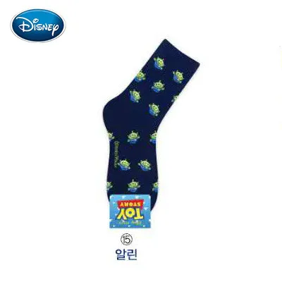 Disney cute Women cartoon print tube stockings fashion warm sweat-absorbent candy cotton socks