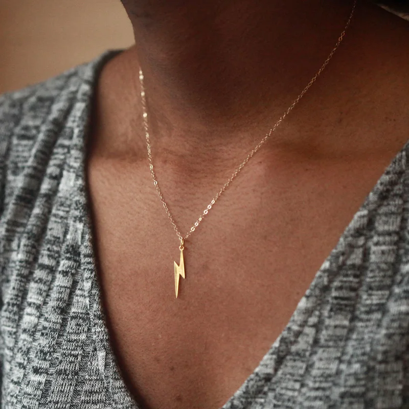 Модное ожерелье с молнией шрамом защитное подвески игрушка подарки для