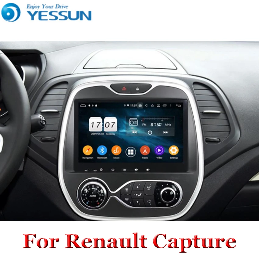 Top Android 9 Car DVD Multimedia Player For Renault Capture MT AT 2011 2012 2013 2014 2015 2016 2017 GPS Map Radio Octa core 1