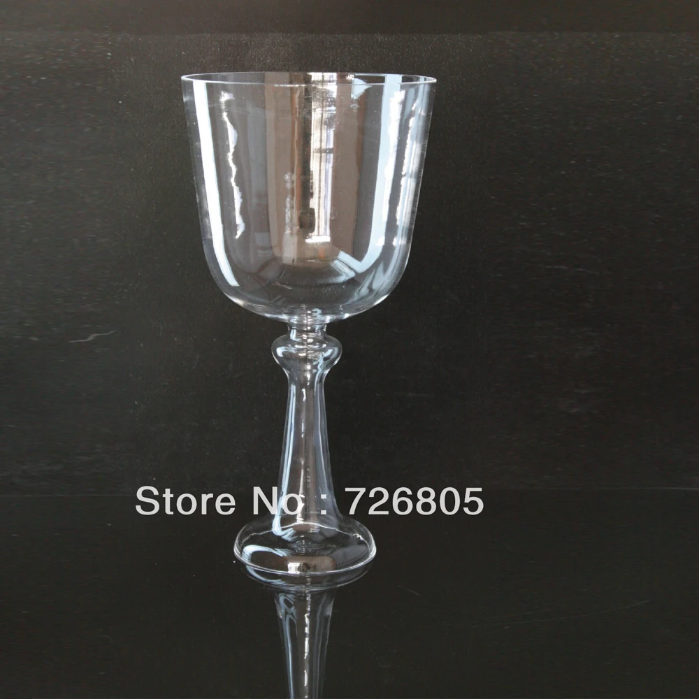 

5.5 inch note A clear quartz crystal singing Grail in 432HZ with free mallet