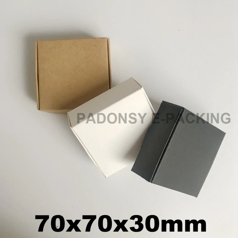 7X7x3CM натуральная бумажная коробка подарочная для свадьбы конфетная