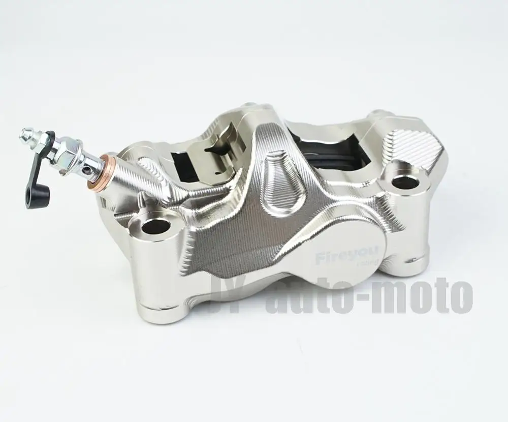 100mm Mounting Radial Brake Caliper Moto Disc Brake Front Rear Wheel 4 Piston Universal CNC Pitbike Street Bike for Grom Nanjia