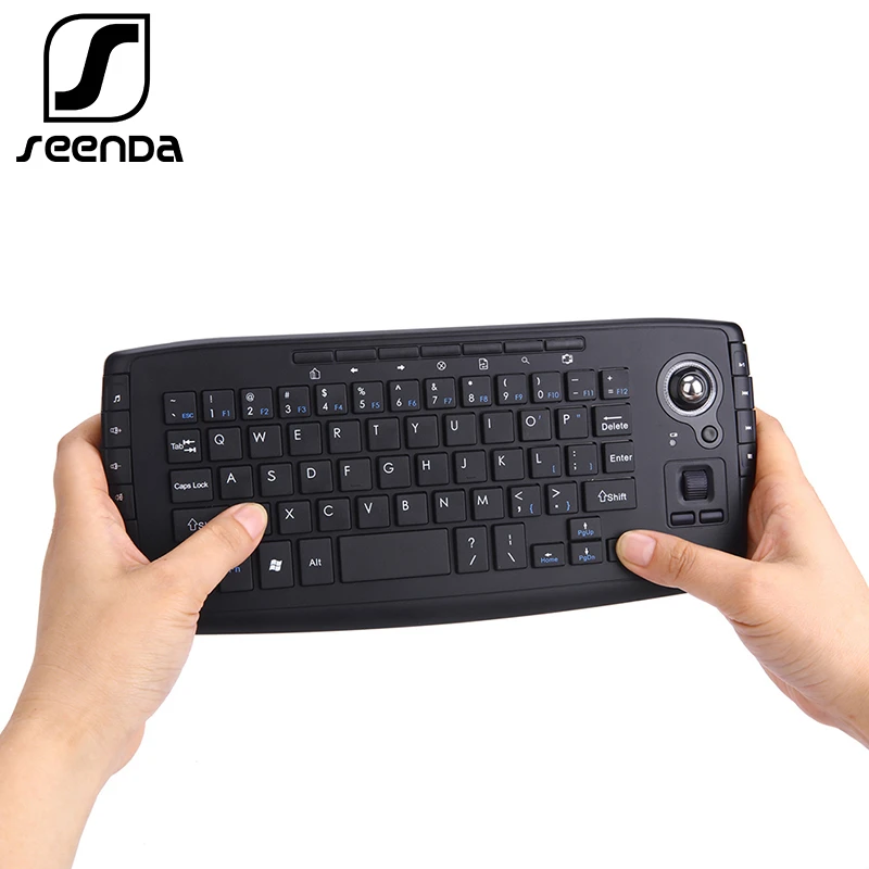 Клавиатура SeenDa Mini 2 4G клавиатура с трекбол для ноутбука ПК портативный