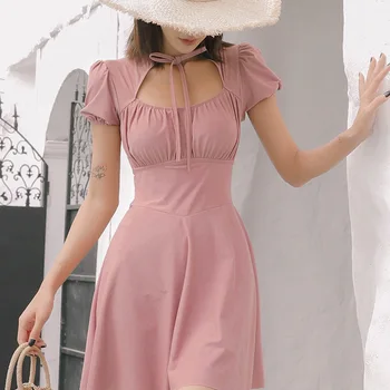 

Swimming Suit For Women Swimsuit 2019 One Piece Female Plus Size Woman Fused Korea Ins2019 New Super Red Sexy Thin Solid