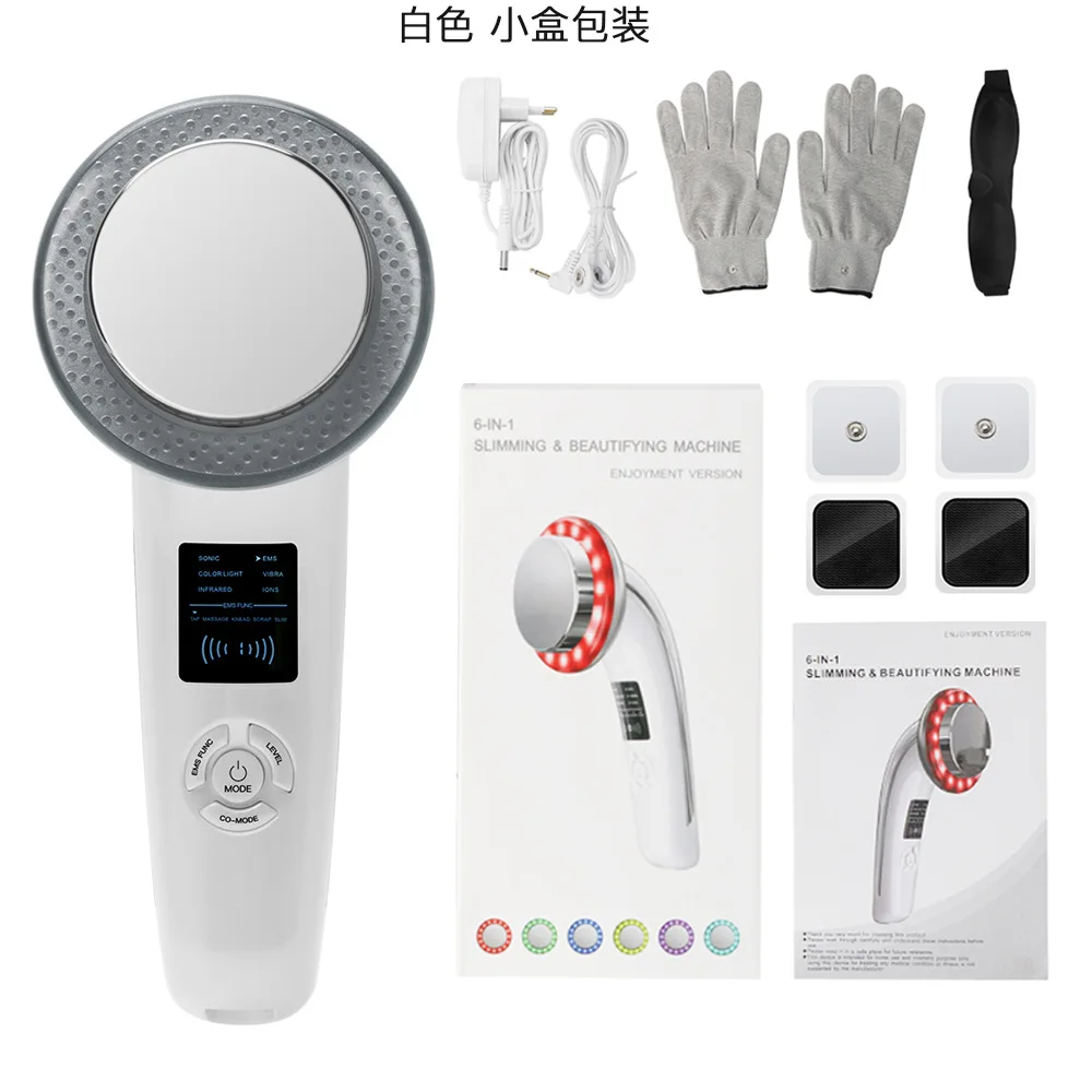 

6In1 LED Body Slimming Massager with Digital Screen Fat Burner Weight Loss Ultrasound Cavitation Anti Cellulite Infrared Device
