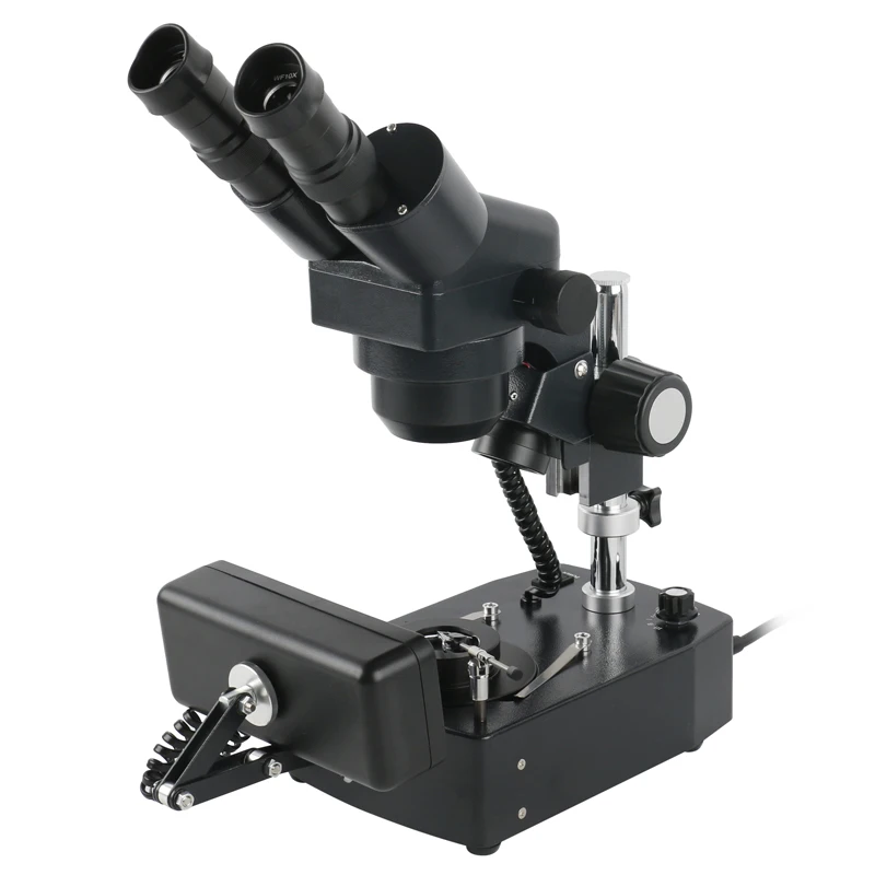 

Jewelry Optical Tools 10X-40X Stereo Binocular Microscope Magnifier Stand Diamond Setting Includes LED Light Source