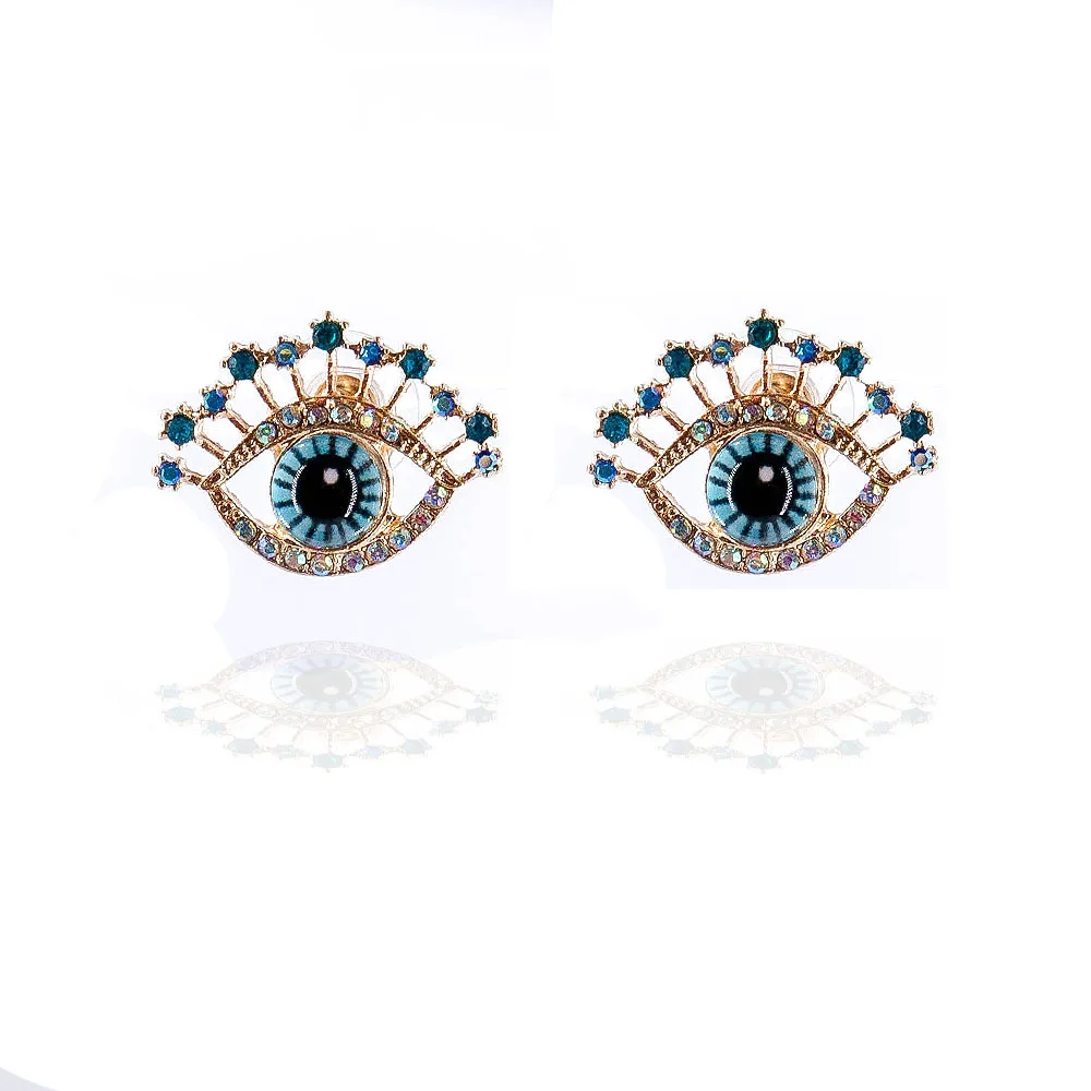 

Fashion devil's eye studs, lady temperament, simplicity, ethos, creativity, temperament, INS, port wind earrings.
