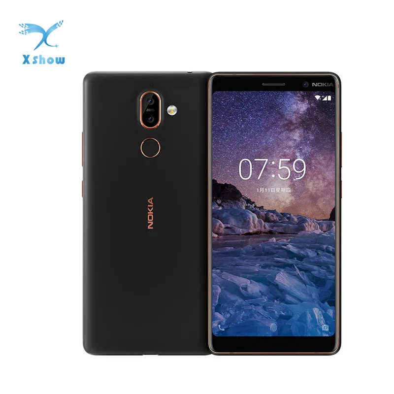 Смартфон Nokia 7 Plus NFC 4 Гб ОЗУ 64 ПЗУ экран 6 0 дюйма 3800 мАч процессор Snapdragon 660