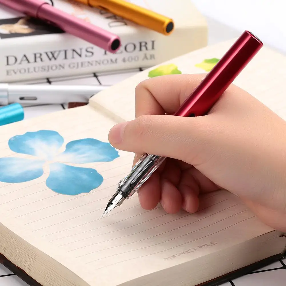 0 38 мм тонкий наконечник поршневая авторучка чернильная 5 цветов выбор подарочные