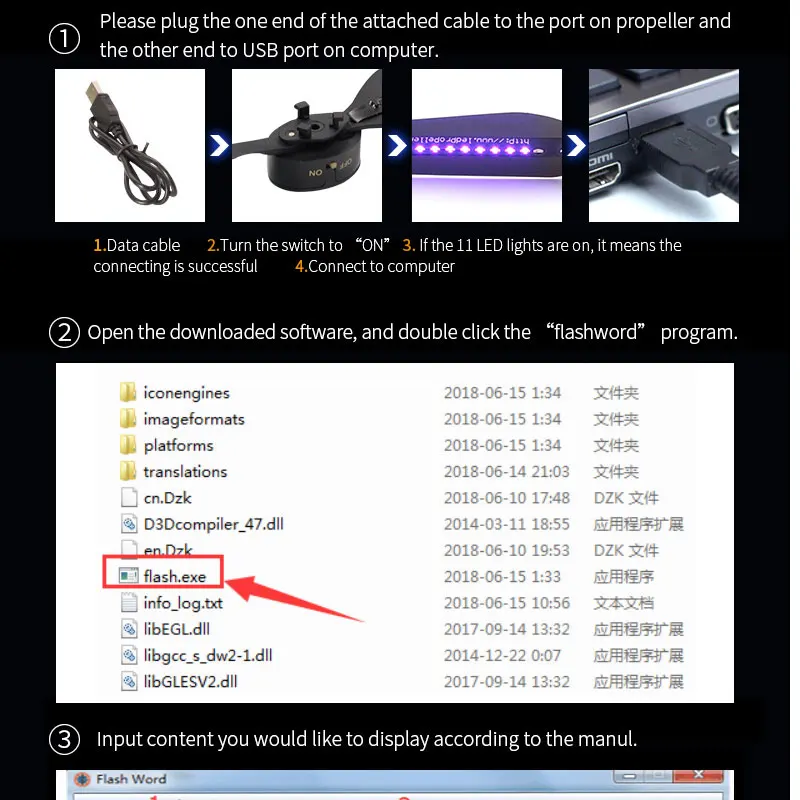DIY программируемый мигающий пропеллер со светодиодной подсветкой для DJI Mavic 2