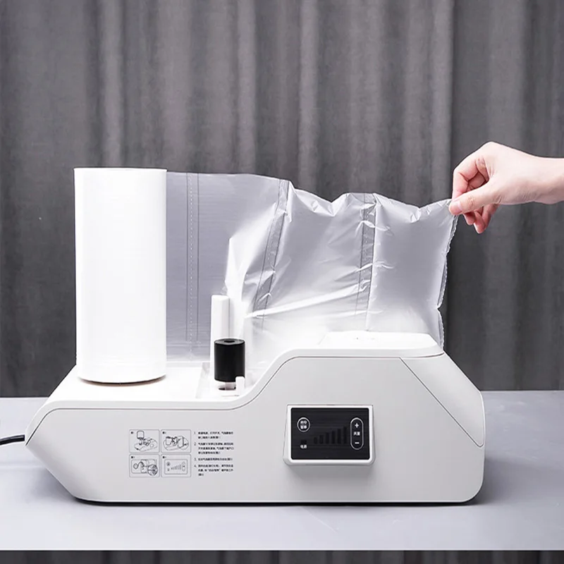 Air Cushion Machine Air Bubble Bag Bubble Film Inflator Air Pillow Column Packaging Machine Cushion Film Machine Adjustable