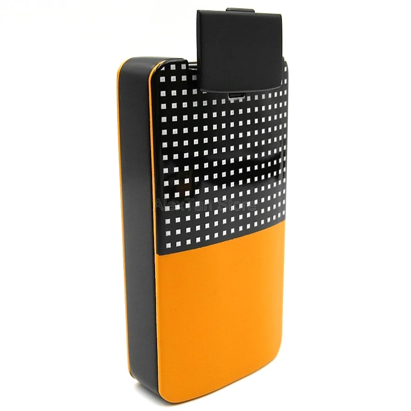 COHIBA элегантная ветрозащитная Зажигалка для сигар и сигарет, металлический резак для сигар, 3 фонарь, зажигалки с подарочной коробкой