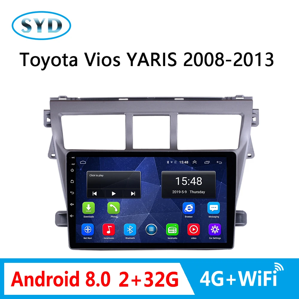 4G и WIFI автомобильное радио для Vios YARIS 2008-2013 автомобильный DVD мультимедийный плеер
