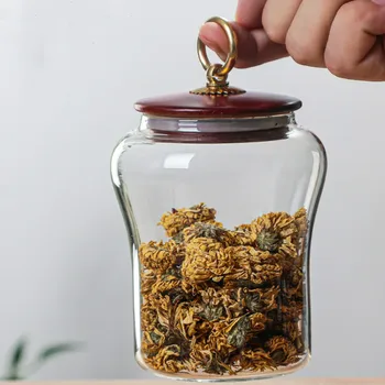 

Palace Vintage Style 320Ml 450ml Coffee Beans Tea Seasoning Storage Tank Exquisite Organizing Storage Bottle Tools Jar